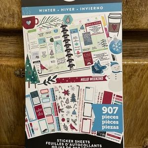 New and unused Happy Planner Christmas Sticker Book